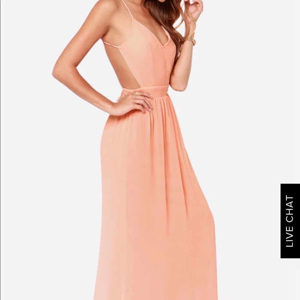 Lulus size medium backless dress